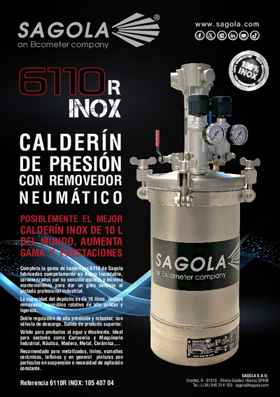 Hoja producto 6110 R INOX