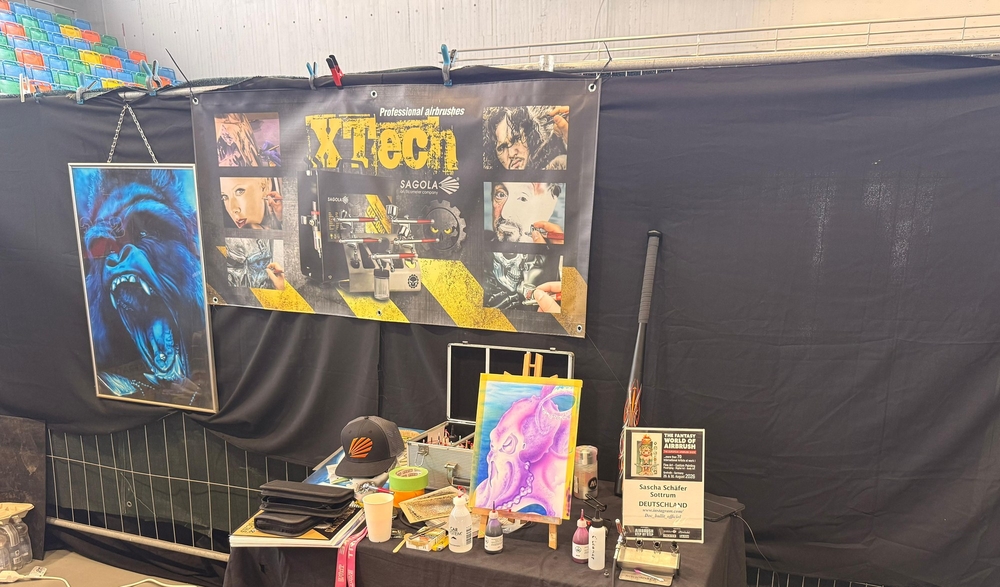 Sagola returns to The Fantasy World of Airbrush with the Sagola XTech range