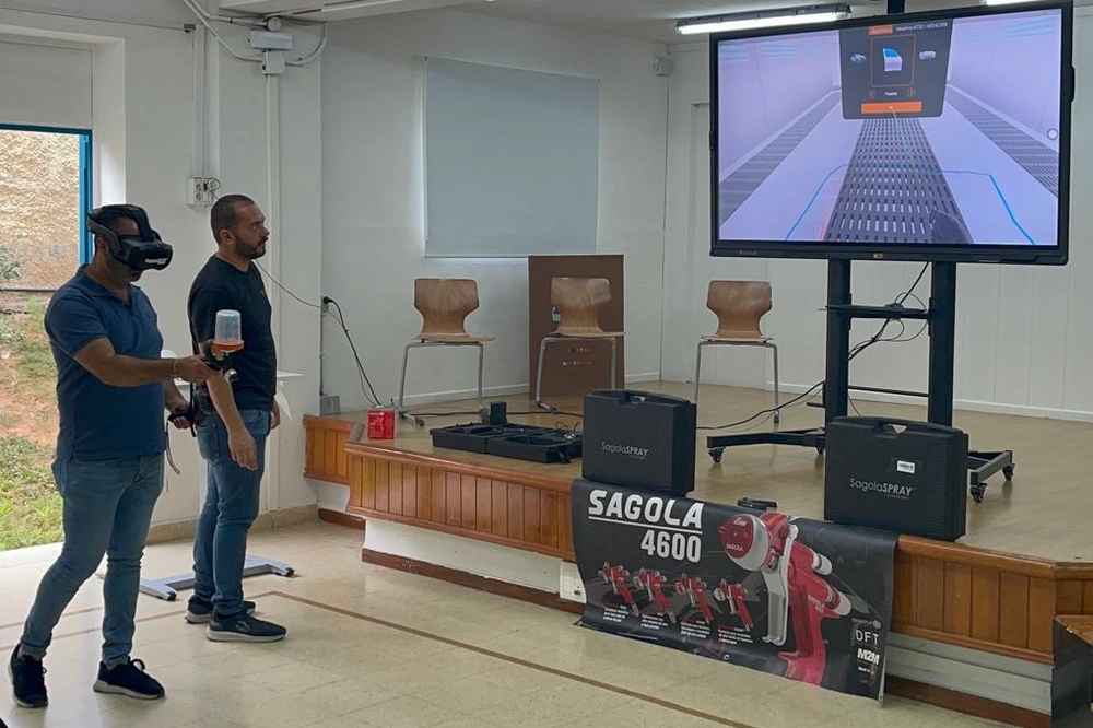Las cabinas virtuales SagolaSPRAY™ impulsan la formación profesional en Canarias