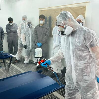 Sagola in the classroom: hands-on training in Burgos and SagolaSPRAY™ at PFITech
