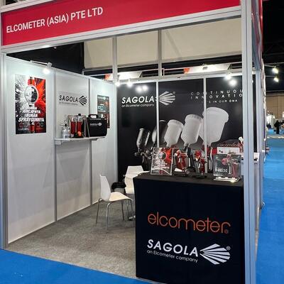 Sagola at the first Automechanika Jakarta, with Elcometer Asia