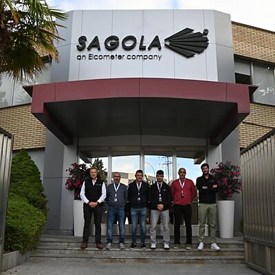 Pinturas Carman, Cañizares Piñero and La Tienda del Pintor visit Sagola's factory